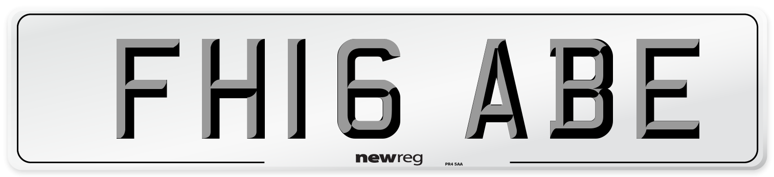 FH16 ABE Number Plate from New Reg